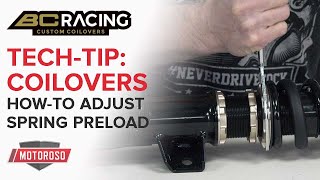 How to Adjust Spring PreLoad on BC Racing BR Series Coilovers [upl. by Amees]