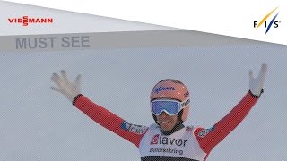 Stefan Krafts new World Record  2535  Vikersund  Ski Jumping  201617 [upl. by Diahann344]