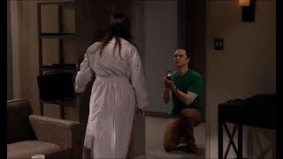 Sheldon pide matrimonio a Amy la teoria del big bang [upl. by Latonia]