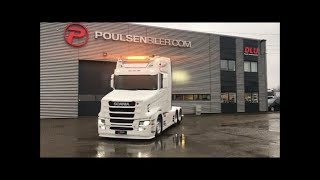 2020 TCAB Edition New Scania S650TV8 6X2 White Next Generation [upl. by Ahsini]