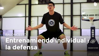 Entrenamiento individual la defensa  Baloncesto [upl. by Adelice]