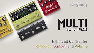 Strymon MultiSwitch Plus  Extended Control for Sunset Riverside and Volante [upl. by Eeliab]