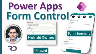 Power Apps Forms  Updates Unsaved amp Submit Confirmation [upl. by Aerdnaid]