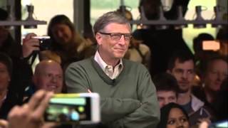 Bill Gates welcomes Satya Nadella Microsoft CEO [upl. by Fisa]