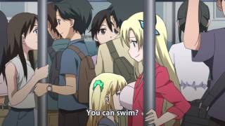 Haganai  Smothering Kobato  Funny Scene [upl. by Suhsoj]