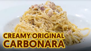 Creamy Original Carbonara [upl. by Laemaj]