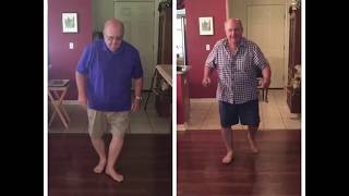 Parkinsons Freezing of Gait  Before and After Exercise [upl. by Oinimreh]