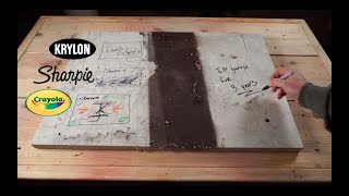 How to Clean QUARTZ Countertops Tough Stains Sharpie Crayon Paint [upl. by Sirraf120]