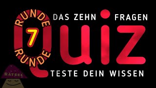 10 Fragen Quiz  Wie gut ist dein Allgemeinwissen im Wissensquiz  Deutsch [upl. by Sunda354]