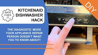 Dishwasher Diagnostic Mode find out why your Kitchenaid won’t work [upl. by Cordi]