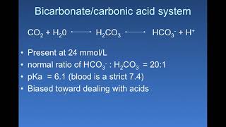 Blood Buffering  Carbonic AcidBicarbonate [upl. by Artinad]