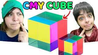 Tried Making This Viral CMY Cube With Resin [upl. by Eltsyrhc]