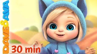 🍉 Baby Videos  Cartoon  Nursery Rhymes by Dave and Ava 🍉 [upl. by Neelrihs]