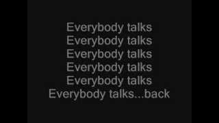 Everybody Talks  Neon Trees Lyrics [upl. by Paget]