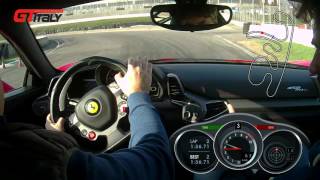 Motodromo Castelletto di Branduzzo Ferrari 458 Italia [upl. by Orvie]