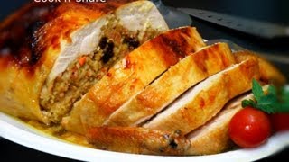 Rellenong Manok Stuffed Chicken [upl. by Yeniar]