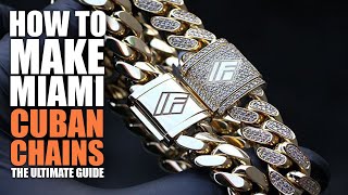 How To Make Miami Cuban Chains amp Bracelets  Real Gold amp Diamonds Icebox TV JOHNNY [upl. by Chandler]