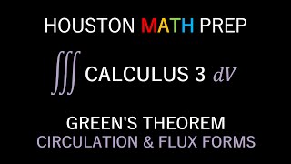 Greens Theorem Circulation amp Flux Forms with Examples [upl. by Janith]