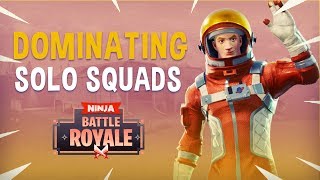 Dominating Solo Squads  Fortnite Battle Royale Gameplay  Ninja [upl. by Wiese]