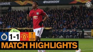 Highlights  Club Brugge 11 Manchester United  Europa League [upl. by Tara]