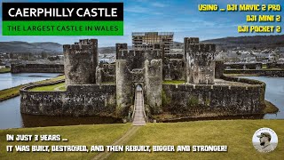 Caerphilly Castle  The Largest in Wales 2nd in Britain [upl. by Ttoile]