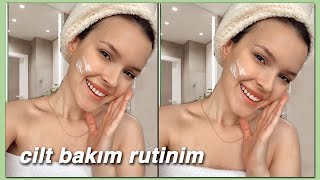 CİLT BAKIM RUTİNİM  GÜNDÜZ amp GECE 🧖‍♀️  2020 [upl. by Aicila638]