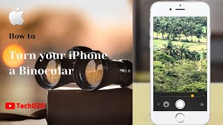 How to use Magnifier on your iPhone and Turn your iPhone a binocular TechOZO [upl. by Kirschner]