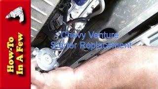 How To Change Your Chevy Venture Starter [upl. by Ahsinotna]