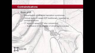 Indications and Contraindications for Lumbar Puncture [upl. by Adrianne]