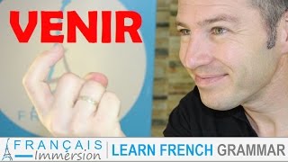 VENIR Conjugation amp Meaning to come present tense  FUN Learn French Verbs with Fun [upl. by Ojahtnamas]