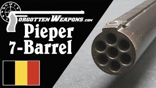 Piepers 7Barrel Mitrailleuse Like a Shotgun But Accurate [upl. by Malloch]