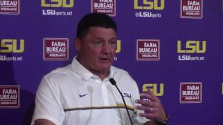 Ed Orgeron It was no Vince Lombardi speech [upl. by Kamillah]