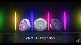 JL Audio M3 Marine Coaxial Loudspeaker  Play Better [upl. by Nosaes]