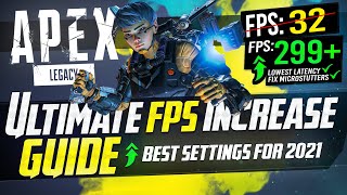 🔧 APEX LEGENDS Dramatically increase performance  FPS with any setup Best Settings 2021 S9 🆕🖱️🎮✔️ [upl. by Yelruc]