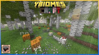 TRAILER yBiomesCraft Birch Forest Update  YBROTHERS ADDONS [upl. by Nylessej451]