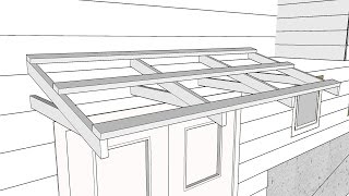 Building a Simple Roof Over a Door  Part 1  Making a Bracket [upl. by Neelloc184]