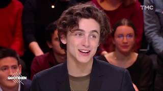 English SubtitlesTimothée Chalamet SPEAKING FRENCH  Quotidien 1182019 [upl. by Loredo]