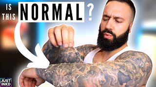 How to TREAT A PEELING TATTOO  Tips Tricks amp Healing Experience [upl. by Harimas]