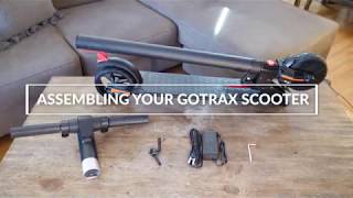 GOTRAX G2 Electric Scooter Assembly Instructions [upl. by Felita543]