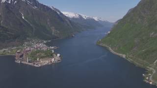 Odda Sørfjorden Trolltunga  Flying Over Norway [upl. by Budworth]