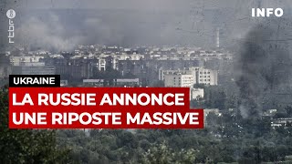 Ukraine  la russie annonce une riposte massive  JT RTBF [upl. by Mars748]