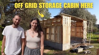 NEW BUILD Off Grid Storage Cabin DIY Timber Build [upl. by Johnna]