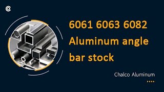 6061 6063 6082 Aluminum angle bar stock [upl. by Ennairoc]