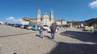 STREET VIEW Kloster Einsiedeln in SWITZERLAND [upl. by Scrivings122]