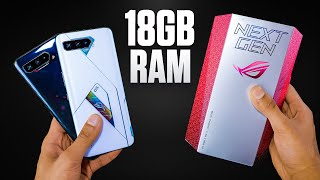 ROG Phone 5 Ultimate Unboxing  So Fast its Funny [upl. by Charlean]