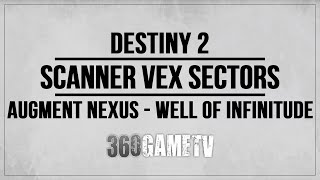 Destiny 2 Scanner Vex Sectors  Augment Nexus  Augment Well of Infinitude Triumph Guide  Tutorial [upl. by Elrebma]