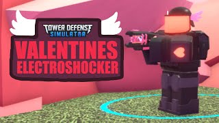 Valentines Electroshocker Skin Showcase  Tower Defense Simulator TDS [upl. by Busey]