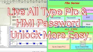 Live All Type Plc amp Hmi Password Unlock hack More Easy Testing Prove Video Using Mitsubishi Plc [upl. by Ruffi]