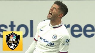 Christian Pulisic scores first career Chelsea Premier League goal against Burnley  NBC Sports [upl. by Hoffarth]