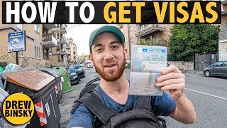 HOW TO GET VISAS to travel the world [upl. by Annola562]